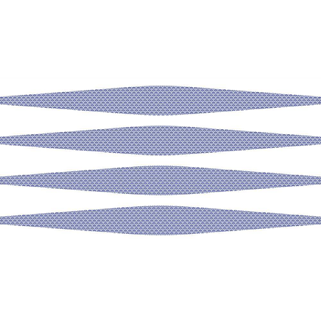 Faianta baie / bucatarie rectificata Cielo Stripes, alb-mov, lucios, model, 60 x 30 cm