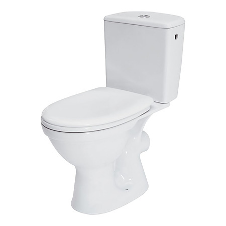 Set compact WC Cersanit, portelan, alb, 3/6 l, 62,5 x 75,5 x 37 cm 