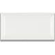 Faianta bucatarie Metro White Bevelled Glossy, alb, lucios, uni, 20 x 10 cm