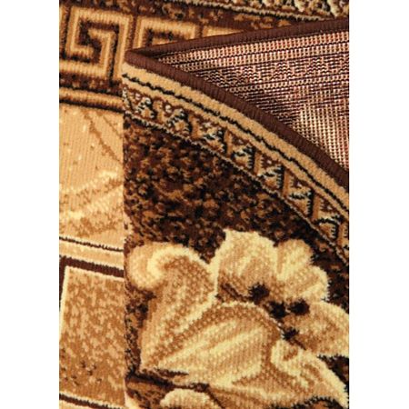 Covor clasic Gold 365/12 O, polipropilena BCF, bej-maro, 150 x 230 cm
