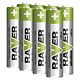Baterii ultra alcaline Raver, AAA RUA LR03-S8, 1.5 V, 8 buc