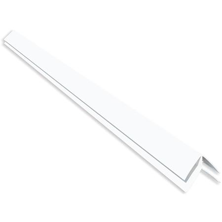Profil PVC de colt pentru lambriu, alb, 2.7 m Profil PVC de colt pentru lambriu, alb, 2.7 m
