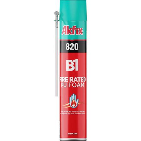 Spuma poliuretanica Akfix antifoc B1 820, aplicare manuala, 750 ml
