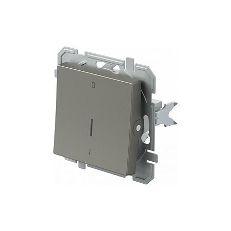 Intrerupator simplu & cap scara Tem Logiq, titan, 16 A x 250 V