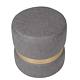 Taburet Ring, inel auriu, stofa gri deschis M609, rotund, 38 x 38 x 40 cm Taburet Ring, inel auriu, stofa gri deschis M609, rotund, 38 x 38 x 40 cm
