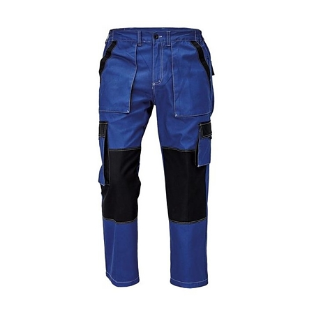 Pantaloni pentru protectie Dalgeco Max Summer, bumbac, albastru/negru, marimea 50