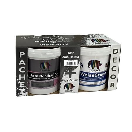 Vopsea decorativa Capadecor Arte Nobilissima Oase 70 0.9 l  +  Weissgrund 1 l