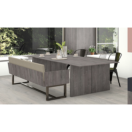 Blat bucatarie Egger H1313 ST10, structurat, Stejar Whiteriver gri, 4100 x 600 x 38 mm