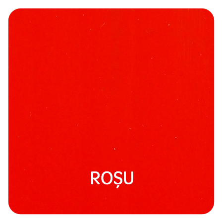  Vopsea alchidica/email Casabella Policolor, pentru lemn/metal, interior/exterior, rosu Ral 3020, 0,75 l
