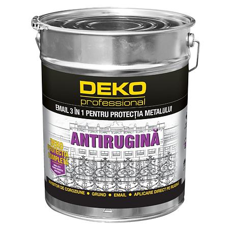 Deko Protectie Completa 3 in 1 Email, gri texturat, interior/exterior, 20 kg