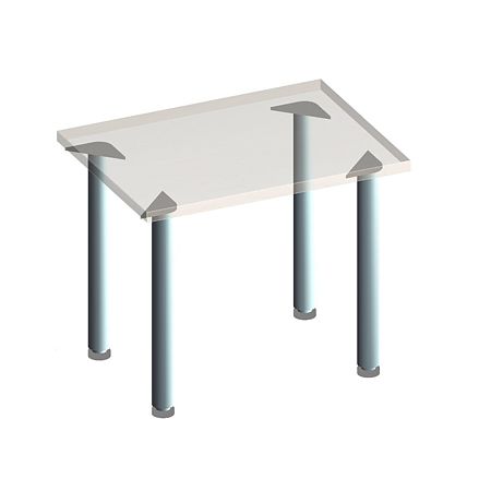 Masa de bucatarie cu picioare cromate reglabile blat 36, ferrara, 90 x 66 cm Masa de bucatarie cu picioare cromate reglabile blat 36, ferrara, 90 x 66 cm
