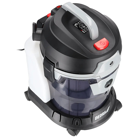 Aspirator cu spalare 2 in 1 Dedra DED6608, 1400 W, 15 l, furtun 1,5 m