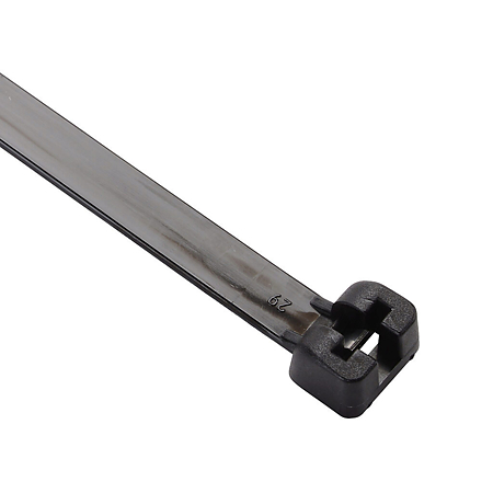 Coliere din plastic, poliamida 6.6, negru, 140 x 3.5 mm, 100 bucati