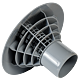 Caciula ventilatie Valrom, pp, gri, diametru 50 mm