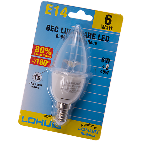 Bec Led Lumanare E14 6 W Lohuis