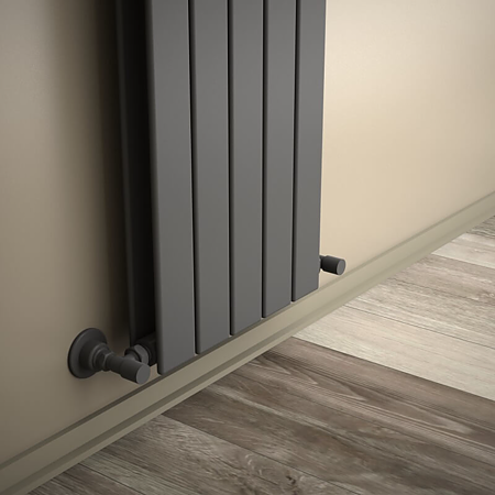 Calorifer otel Radiva Soki Tip 20C, vertical, gri mat, 1800 x 366 mm