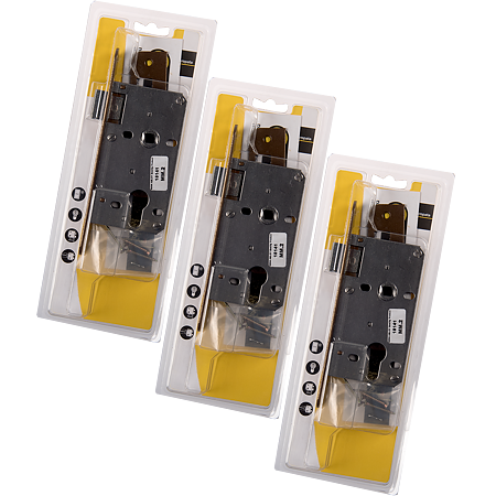 Broasca ingropata cu cilindru, Yale, otel, galben, 43 x 54 mm Broasca ingropata cu cilindru, Yale, otel, galben, 43 x 54 mm