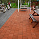 Pavele Elis P3, patrat, rosu, 20 x 20 x 6 cm