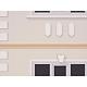 Brau decorativ de exterior FP308, polistiren EPS100 + mortar, 135 x 50 x 2000 mm