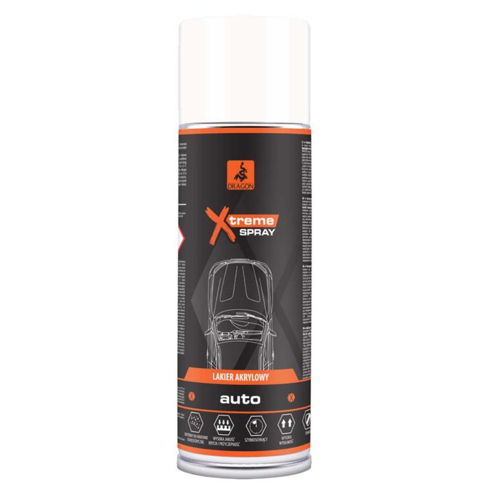 Vopsea spray auto universal Dragon Xtreme alb, 500 ml