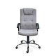 Scaun birou directorial gri Antares LGA68 CR E21, tapiterie textil, rotativ, reglabil pe inaltime, 63 x 66 x 124 cm