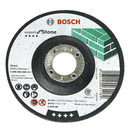 Disc debitare cu degajare piatra, Bosch Expert, 115 X 22,23 X 2.5 mm