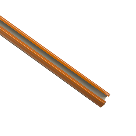 Sina U pentru perdea, metal, cires, 310 cm
