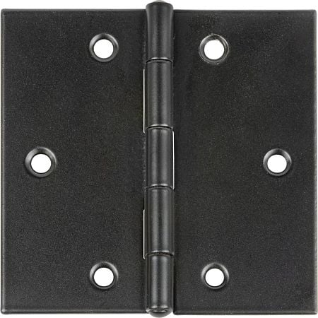 Balama pafta Vormann, otel, negru, 80 x 80 mm