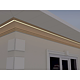 Cornisa decorativa fatada FP432, polistiren EPS100+mortar, 180 x 180 x 2000 mm