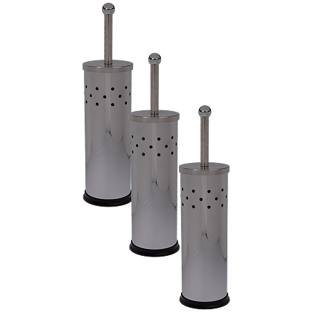 Perie WC Bisk Gaps, inox, crom, 9.5 x 9.5 x 39.5 cm