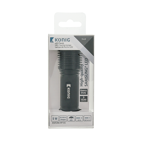 Lanterna LED Premium, 5 W, 280 lm, IPX7
