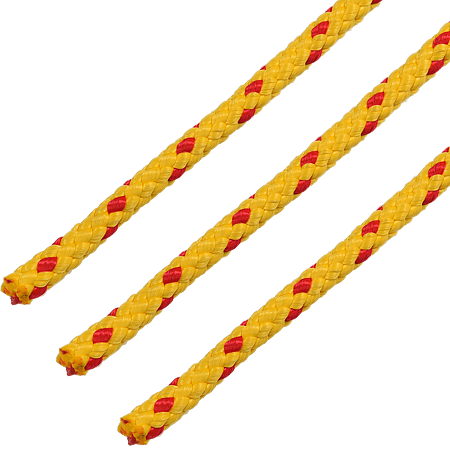Franghie din polipropilena, rosu galben, 8 mm Franghie din polipropilena, rosu galben, 8 mm