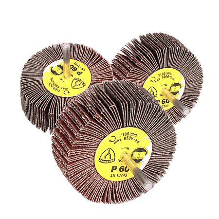 Perie abraziva cu tija Klingspor, pentru otel inoxidabil/metal/lemn/plastic, 80 X 30 mm