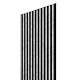 Panou decorativ Linea Acustic ProLine, 12 lamele, MDF, urban gri/negru, interior, 240 x 60.5 x 2 cm