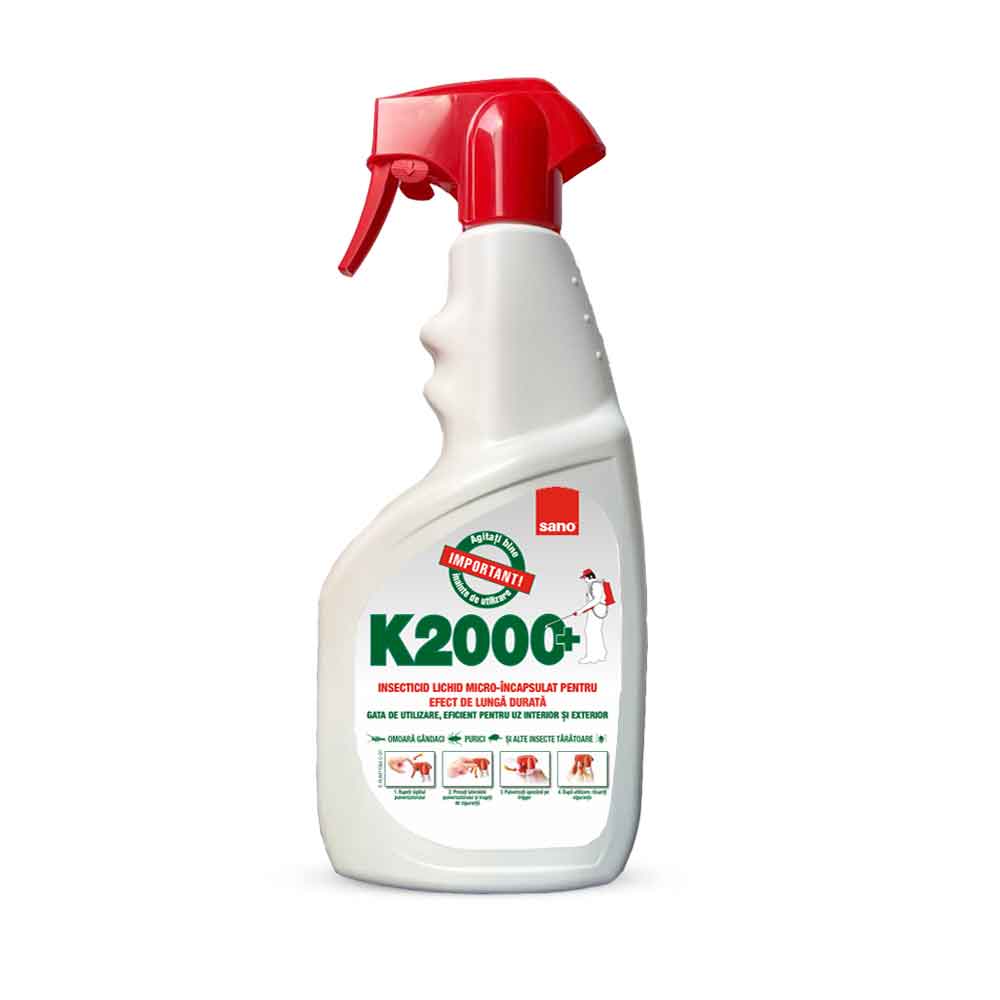 Insecticid micro-incapsulat cu pulverizator, Sano K2000, 750 ml 750