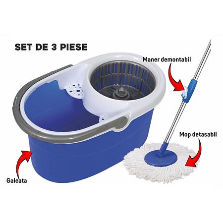 Set curatenie Magic Mop, albastru