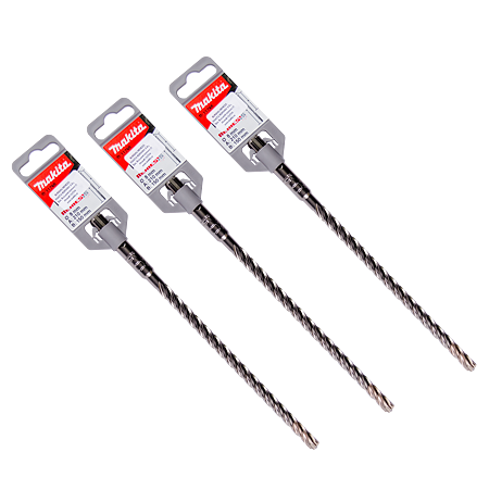Burghiu 4 taisuri Makita Nemesis, SDS-Plus, pentru beton, 210 x 8 mm