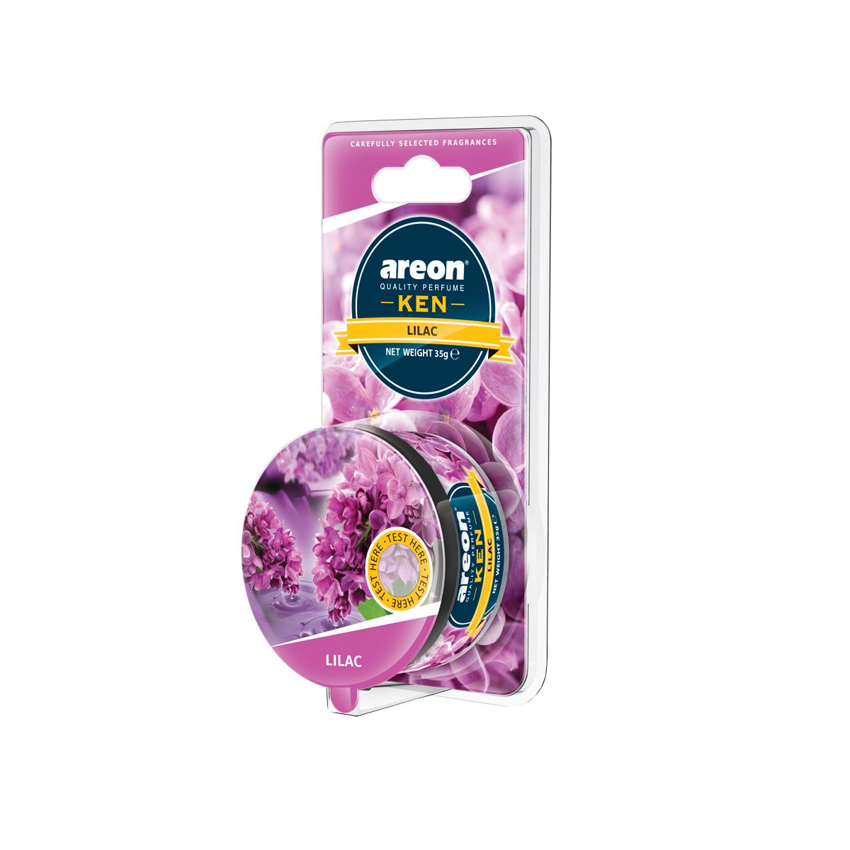 Odorizant auto Areon Ken Blister, Lilac, 35 g