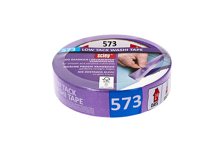 Banda mascare Hardex Scley 573, mov, 38 mm x 33 m
