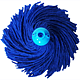 Rezerva mop bumbac Plastina, albastru, 250 grame