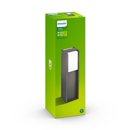 Stalp de iluminat exterior Philips Hue Bridge, 1 x E27, IP44, 14 W
