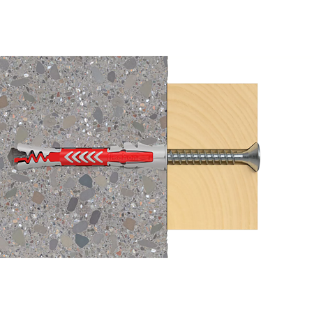 Diblu Fischer Duopower, nylon, 8 x 40 mm, 50 bucati Diblu Fischer Duopower, nylon, 8 x 40 mm, 50 bucati