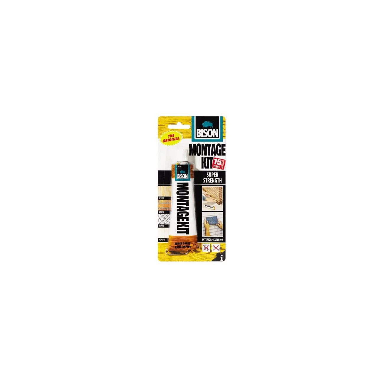 Adeziv pentru construcții BISON Montage Kit Super Strength, 125g, blister