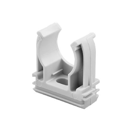 Clema fixare tuburi Courbi RG20HV, polipropilena, gri, diametru 20 mm