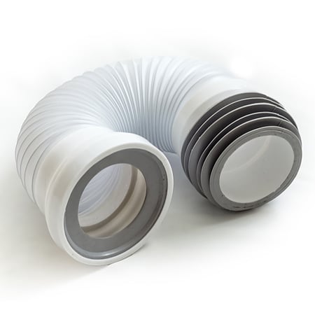 Racord extensibil WC, ABS/cauciuc, 11 cm, lungime 23-55 cm