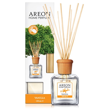 Odorizant cu betisoare Areon Home Perfume, Vanilla, 150 ml