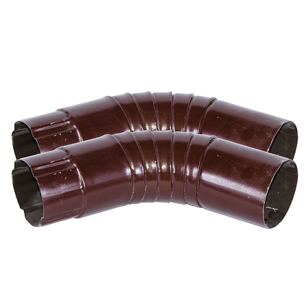Cot tip 2 60° burlan Novatik Ronda, metal, diam. 87 mm, maro RAL 8017