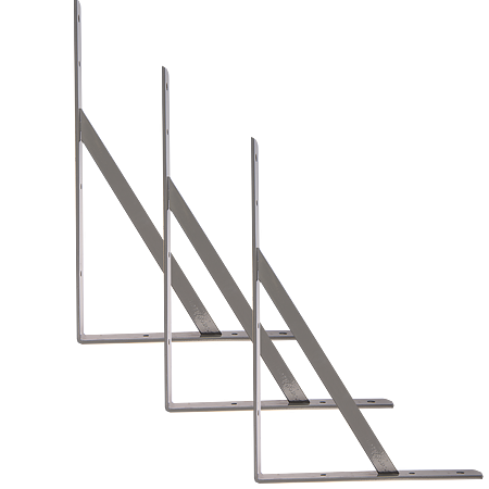 Consola punte, gri, 400 x 250 x 30 mm
