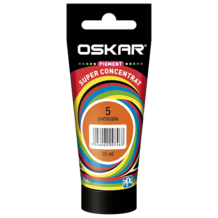 Pigment vopsea lavabila Oskar super concentrat, portocaliu 5, 30 ml