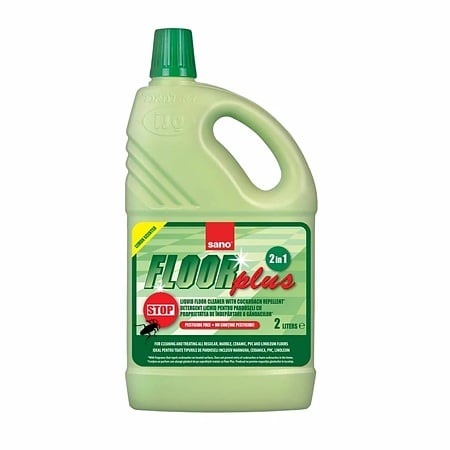 Detergent pentru pardoseala Sano Floorplus, antigandaci, 2 l